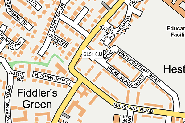 GL51 0JJ map - OS OpenMap – Local (Ordnance Survey) GL51 0JJ map - OS OpenMap – Local (Ordnance Survey)