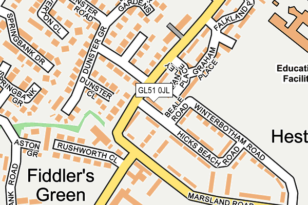 GL51 0JL map - OS OpenMap – Local (Ordnance Survey) GL51 0JL map - OS OpenMap – Local (Ordnance Survey)