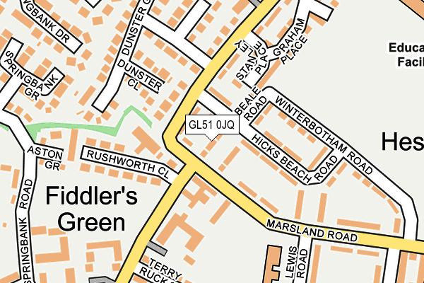 GL51 0JQ map - OS OpenMap – Local (Ordnance Survey) GL51 0JQ map - OS OpenMap – Local (Ordnance Survey)