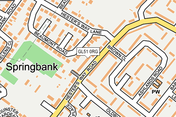 GL51 0RG map - OS OpenMap – Local (Ordnance Survey) GL51 0RG map - OS OpenMap – Local (Ordnance Survey)