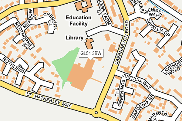 GL51 3BW map - OS OpenMap – Local (Ordnance Survey) GL51 3BW map - OS OpenMap – Local (Ordnance Survey)