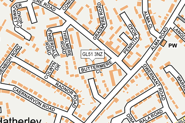 GL51 3NZ map - OS OpenMap – Local (Ordnance Survey) GL51 3NZ map - OS OpenMap – Local (Ordnance Survey)