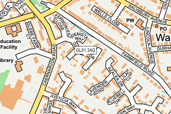 GL51 3XG map - OS OpenMap – Local (Ordnance Survey) GL51 3XG map - OS OpenMap – Local (Ordnance Survey)