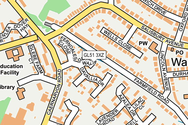 GL51 3XZ map - OS OpenMap – Local (Ordnance Survey) GL51 3XZ map - OS OpenMap – Local (Ordnance Survey)