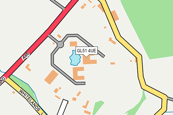 GL51 4UE map - OS OpenMap – Local (Ordnance Survey) GL51 4UE map - OS OpenMap – Local (Ordnance Survey)
