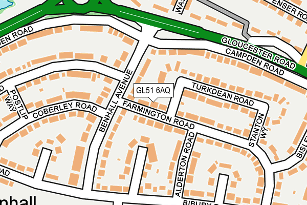 GL51 6AQ map - OS OpenMap – Local (Ordnance Survey) GL51 6AQ map - OS OpenMap – Local (Ordnance Survey)