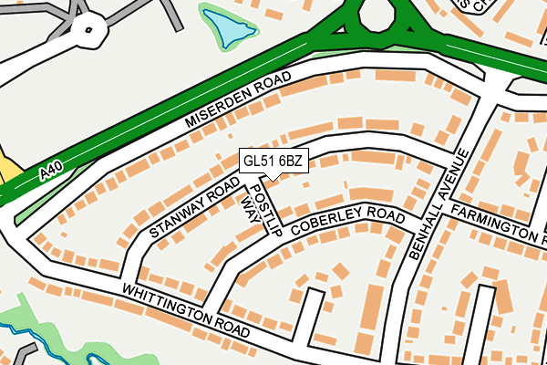 GL51 6BZ map - OS OpenMap – Local (Ordnance Survey) GL51 6BZ map - OS OpenMap – Local (Ordnance Survey)
