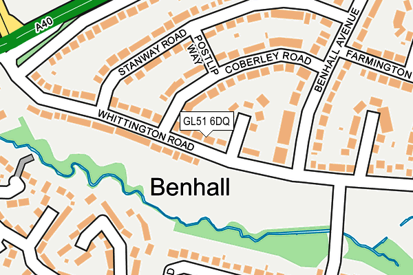 GL51 6DQ map - OS OpenMap – Local (Ordnance Survey) GL51 6DQ map - OS OpenMap – Local (Ordnance Survey)