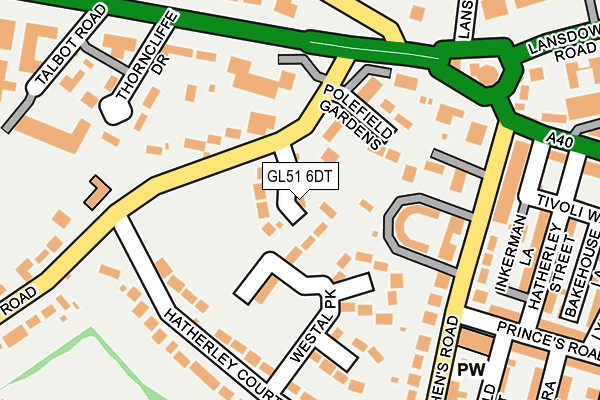 GL51 6DT map - OS OpenMap – Local (Ordnance Survey) GL51 6DT map - OS OpenMap – Local (Ordnance Survey)