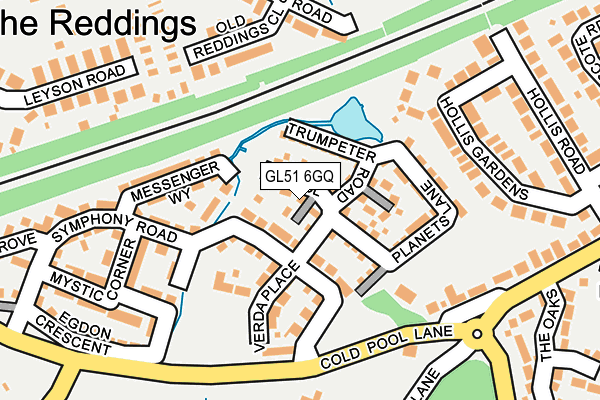 GL51 6GQ map - OS OpenMap – Local (Ordnance Survey) GL51 6GQ map - OS OpenMap – Local (Ordnance Survey)