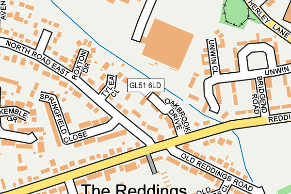 GL51 6LD map - OS OpenMap – Local (Ordnance Survey) GL51 6LD map - OS OpenMap – Local (Ordnance Survey)