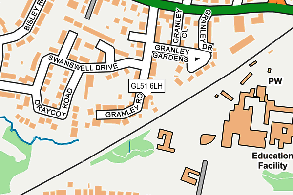 GL51 6LH map - OS OpenMap – Local (Ordnance Survey) GL51 6LH map - OS OpenMap – Local (Ordnance Survey)