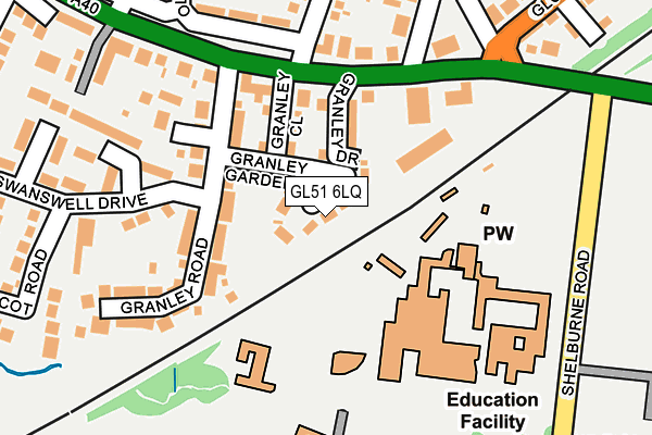 GL51 6LQ map - OS OpenMap – Local (Ordnance Survey) GL51 6LQ map - OS OpenMap – Local (Ordnance Survey)