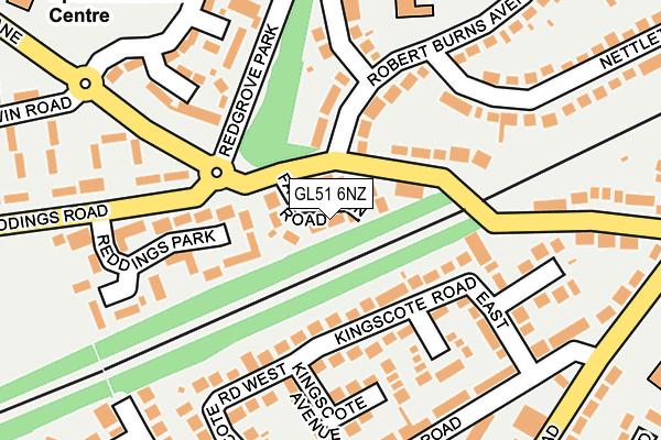 GL51 6NZ map - OS OpenMap – Local (Ordnance Survey) GL51 6NZ map - OS OpenMap – Local (Ordnance Survey)