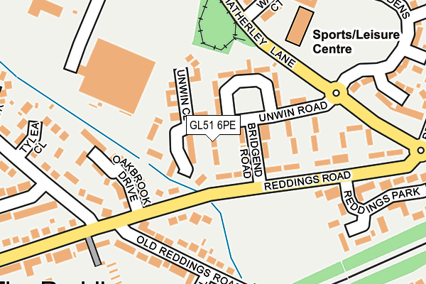 GL51 6PE map - OS OpenMap – Local (Ordnance Survey) GL51 6PE map - OS OpenMap – Local (Ordnance Survey)