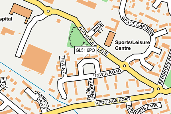 GL51 6PQ map - OS OpenMap – Local (Ordnance Survey) GL51 6PQ map - OS OpenMap – Local (Ordnance Survey)