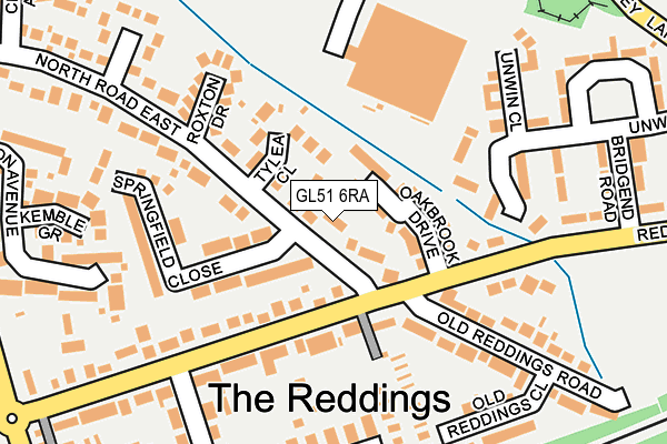 GL51 6RA map - OS OpenMap – Local (Ordnance Survey) GL51 6RA map - OS OpenMap – Local (Ordnance Survey)