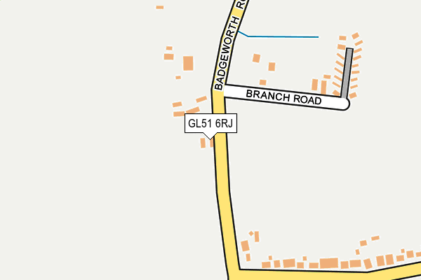GL51 6RJ map - OS OpenMap – Local (Ordnance Survey) GL51 6RJ map - OS OpenMap – Local (Ordnance Survey)