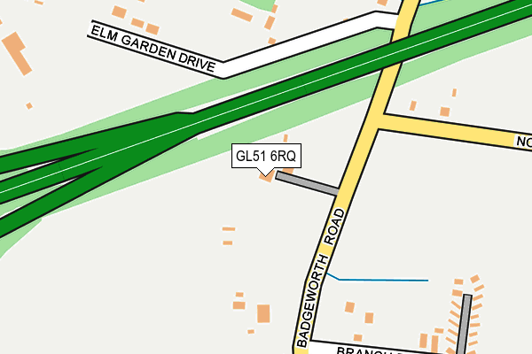 GL51 6RQ map - OS OpenMap – Local (Ordnance Survey) GL51 6RQ map - OS OpenMap – Local (Ordnance Survey)