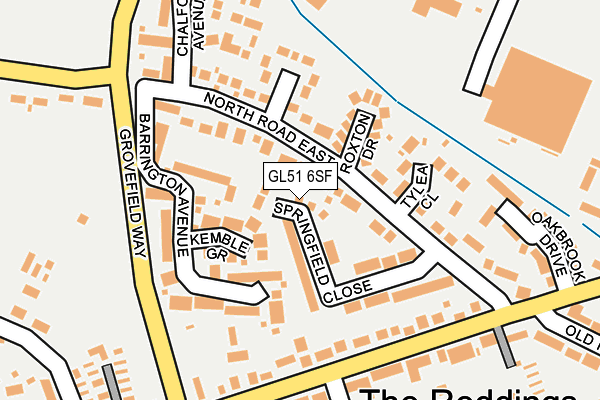 GL51 6SF map - OS OpenMap – Local (Ordnance Survey) GL51 6SF map - OS OpenMap – Local (Ordnance Survey)