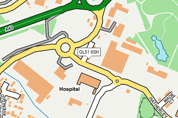 GL51 6SH map - OS OpenMap – Local (Ordnance Survey) GL51 6SH map - OS OpenMap – Local (Ordnance Survey)