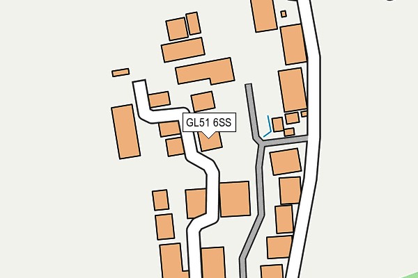 GL51 6SS map - OS OpenMap – Local (Ordnance Survey) GL51 6SS map - OS OpenMap – Local (Ordnance Survey)