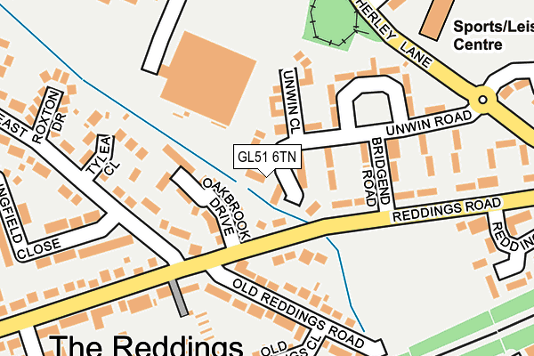 GL51 6TN map - OS OpenMap – Local (Ordnance Survey) GL51 6TN map - OS OpenMap – Local (Ordnance Survey)