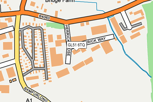 GL51 6TQ map - OS OpenMap – Local (Ordnance Survey) GL51 6TQ map - OS OpenMap – Local (Ordnance Survey)