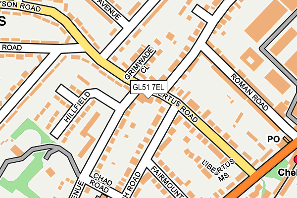 GL51 7EL map - OS OpenMap – Local (Ordnance Survey) GL51 7EL map - OS OpenMap – Local (Ordnance Survey)