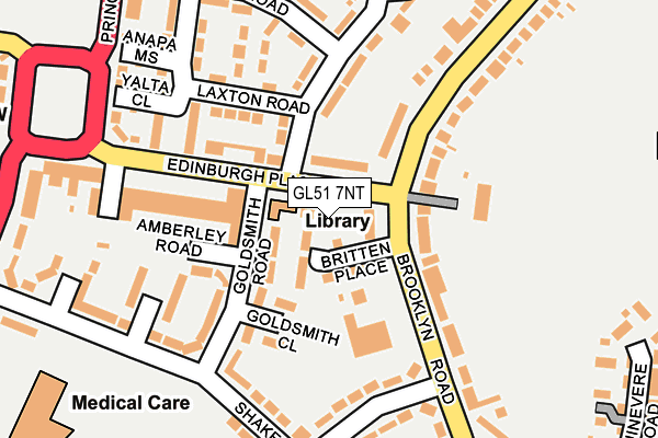 GL51 7NT map - OS OpenMap – Local (Ordnance Survey) GL51 7NT map - OS OpenMap – Local (Ordnance Survey)