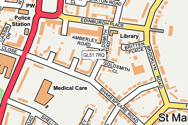 GL51 7RQ map - OS OpenMap – Local (Ordnance Survey) GL51 7RQ map - OS OpenMap – Local (Ordnance Survey)