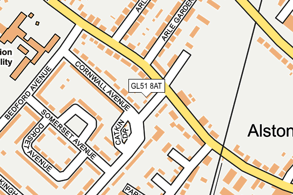 GL51 8AT map - OS OpenMap – Local (Ordnance Survey) GL51 8AT map - OS OpenMap – Local (Ordnance Survey)
