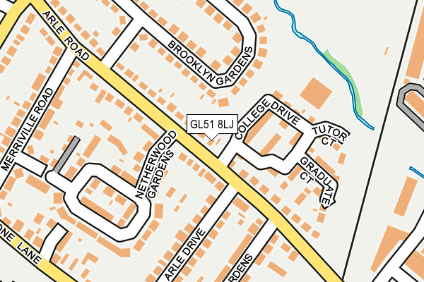 GL51 8LJ map - OS OpenMap – Local (Ordnance Survey) GL51 8LJ map - OS OpenMap – Local (Ordnance Survey)