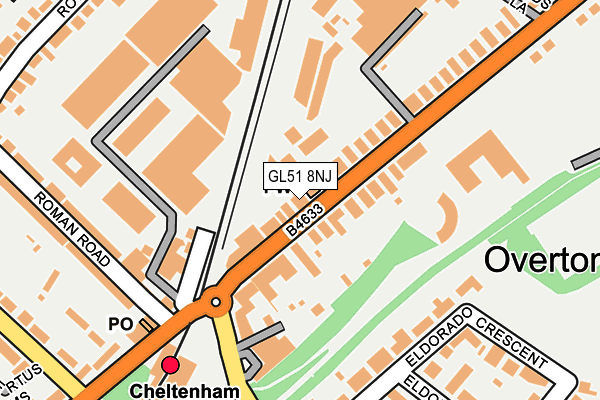 GL51 8NJ map - OS OpenMap – Local (Ordnance Survey) GL51 8NJ map - OS OpenMap – Local (Ordnance Survey)