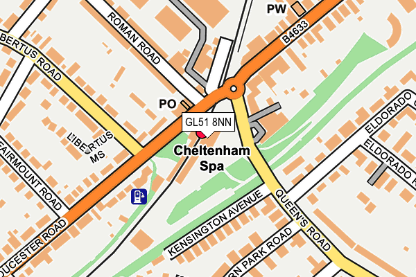 GL51 8NN map - OS OpenMap – Local (Ordnance Survey) GL51 8NN map - OS OpenMap – Local (Ordnance Survey)
