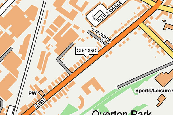 GL51 8NQ map - OS OpenMap – Local (Ordnance Survey) GL51 8NQ map - OS OpenMap – Local (Ordnance Survey)