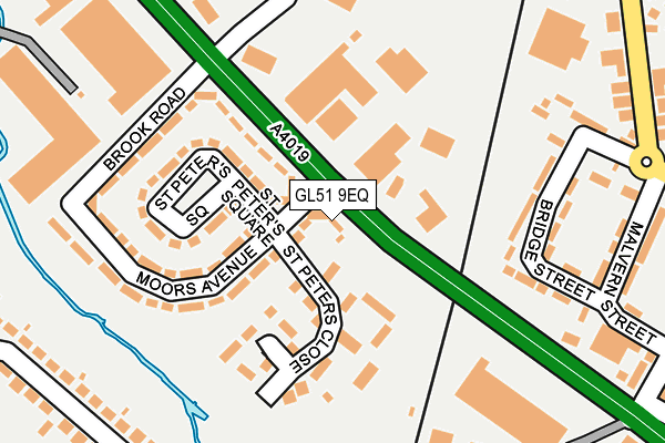 GL51 9EQ map - OS OpenMap – Local (Ordnance Survey) GL51 9EQ map - OS OpenMap – Local (Ordnance Survey)