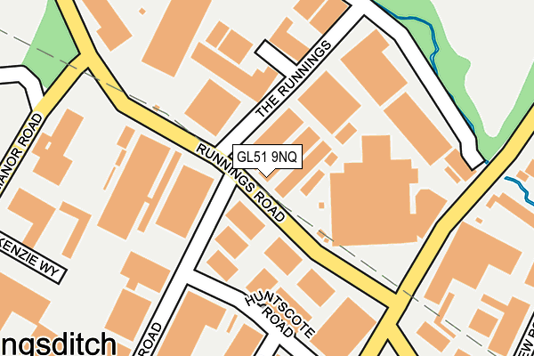 GL51 9NQ map - OS OpenMap – Local (Ordnance Survey) GL51 9NQ map - OS OpenMap – Local (Ordnance Survey)