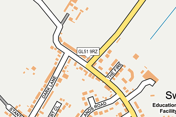 GL51 9RZ map - OS OpenMap – Local (Ordnance Survey) GL51 9RZ map - OS OpenMap – Local (Ordnance Survey)