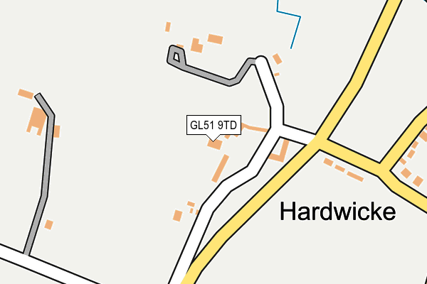 GL51 9TD map - OS OpenMap – Local (Ordnance Survey) GL51 9TD map - OS OpenMap – Local (Ordnance Survey)