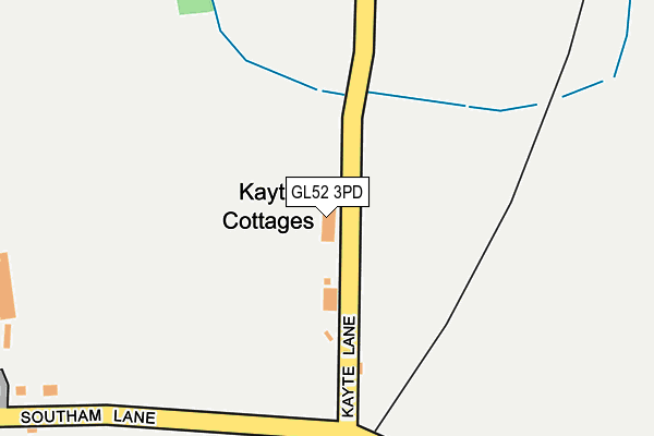 GL52 3PD map - OS OpenMap – Local (Ordnance Survey) GL52 3PD map - OS OpenMap – Local (Ordnance Survey)