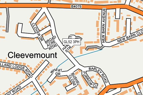 GL52 3PH map - OS OpenMap – Local (Ordnance Survey)