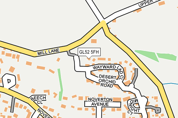 GL52 5FH map - OS OpenMap – Local (Ordnance Survey) GL52 5FH map - OS OpenMap – Local (Ordnance Survey)