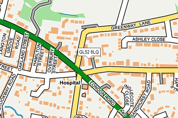 GL52 6LQ map - OS OpenMap – Local (Ordnance Survey) GL52 6LQ map - OS OpenMap – Local (Ordnance Survey)