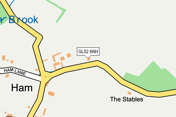 GL52 6NH map - OS OpenMap – Local (Ordnance Survey) GL52 6NH map - OS OpenMap – Local (Ordnance Survey)