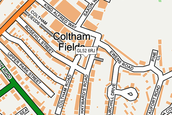 GL52 6RJ map - OS OpenMap – Local (Ordnance Survey) GL52 6RJ map - OS OpenMap – Local (Ordnance Survey)