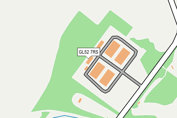 GL52 7RS map - OS OpenMap – Local (Ordnance Survey) GL52 7RS map - OS OpenMap – Local (Ordnance Survey)