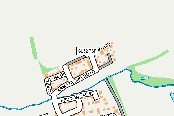 GL52 7SF map - OS OpenMap – Local (Ordnance Survey) GL52 7SF map - OS OpenMap – Local (Ordnance Survey)