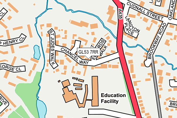 GL53 7RR map - OS OpenMap – Local (Ordnance Survey) GL53 7RR map - OS OpenMap – Local (Ordnance Survey)
