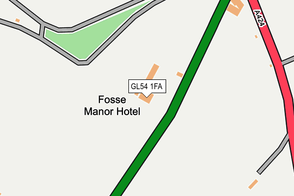 GL54 1FA map - OS OpenMap – Local (Ordnance Survey) GL54 1FA map - OS OpenMap – Local (Ordnance Survey)